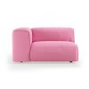 FLAKE couch: element left 1,5-seat, cotton, candy