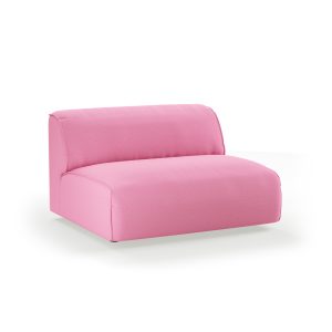 Alternative view of FLAKE couch: element middle XL, cotton, candy