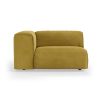 FLAKE couch: element left 1,5-seat, royal velvet, thai curry