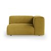 FLAKE couch: element right 1,5-seat, royal velvet, thai curry