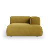 FLAKE couch: element right divan, royal velvet, thai curry