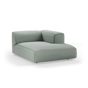 Alternative view of FLAKE couch: element right divan, dallas, breeze