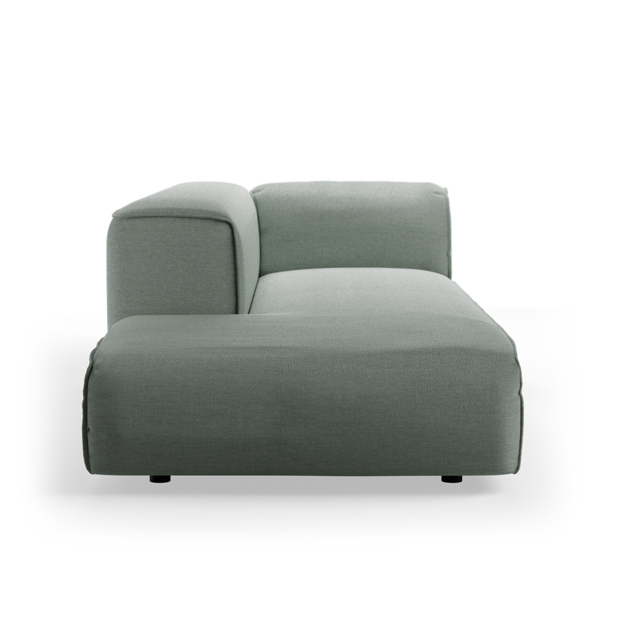 FLAKE couch: element left longchair, dallas, breeze