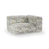 FLAKE couch: element right 1,5-seat, cotton, posy - Image 2