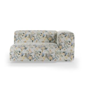 FLAKE couch: element right XL, cotton, posy