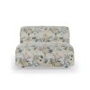 FLAKE couch: element middle 1,5-seat, cotton, posy