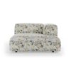 FLAKE couch: element right divan, cotton, posy