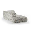 FLAKE couch: element left longchair, cotton, posy - Image 2