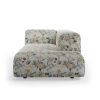 FLAKE couch: element right longchair, cotton, posy