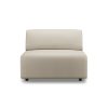 Jax couch: element middle, pure, ivory