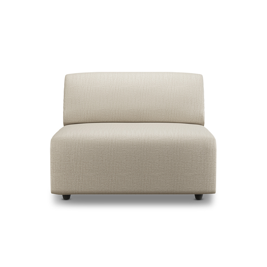 Jax couch: element middle, pure, ivory