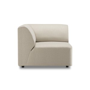 Jax couch: element left end, pure, ivory