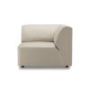 Jax couch: element right end, pure, ivory