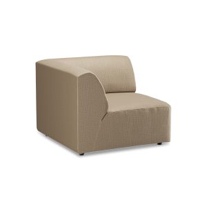 Alternative view of Jax couch: element left corner, pure, earth
