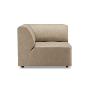 Jax couch: element left corner, pure, earth