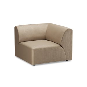 Alternative view of Jax couch: element right end, pure, earth