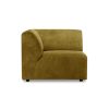 Jax couch: element left corner, royal velvet, olive