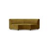 Jax couch: element round, royal velvet, olive