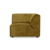 Jax couch: element right end, royal velvet, olive