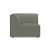 Jax couch: element left corner, linen, army green