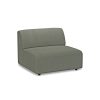 Jax couch: element middle, linen, army green - Image 2