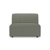 Jax couch: element middle, linen, army green