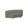 Jax couch: element round, linen, army green - Image 2