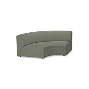 Alternative view of Jax couch: element round, linen, army green