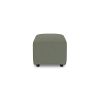 Jax couch: element hocker small, linen, army green