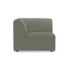 Jax couch: element left end, linen, army green