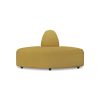 Jax couch: element angle, linen, burnt ochre