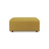 Jax couch: element hocker, linen, burnt ochre