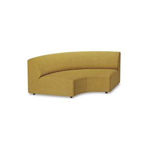 Alternative view of Jax couch: element round, linen, burnt ochre