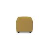 Jax couch: element hocker small, linen, burnt ochre