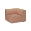 Jax couch: element right corner, linen, dusty rose - Image 2