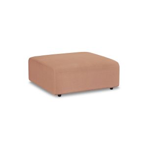Alternative view of Jax couch: element hocker, linen, dusty rose