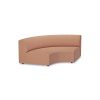 Jax couch: element round, linen, dusty rose - Image 2