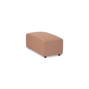 Alternative view of Jax couch: element hocker small, linen, dusty rose