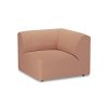 Jax couch: element right end, linen, dusty rose - Image 2