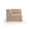 Jax couch: element left corner, knotted, beige