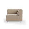 Jax couch: element right corner, knotted, beige