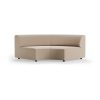 Jax couch: element round, knotted, beige