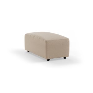 Alternative view of Jax couch: element hocker small, knotted, beige
