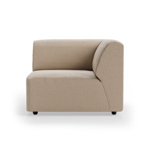 Jax couch: element right end, knotted, beige