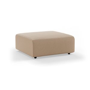 Alternative view of Jax couch: element hocker, knotted, sand