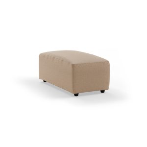Alternative view of Jax couch: element hocker small, knotted, sand