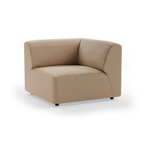 Alternative view of Jax couch: element right end, knotted, sand