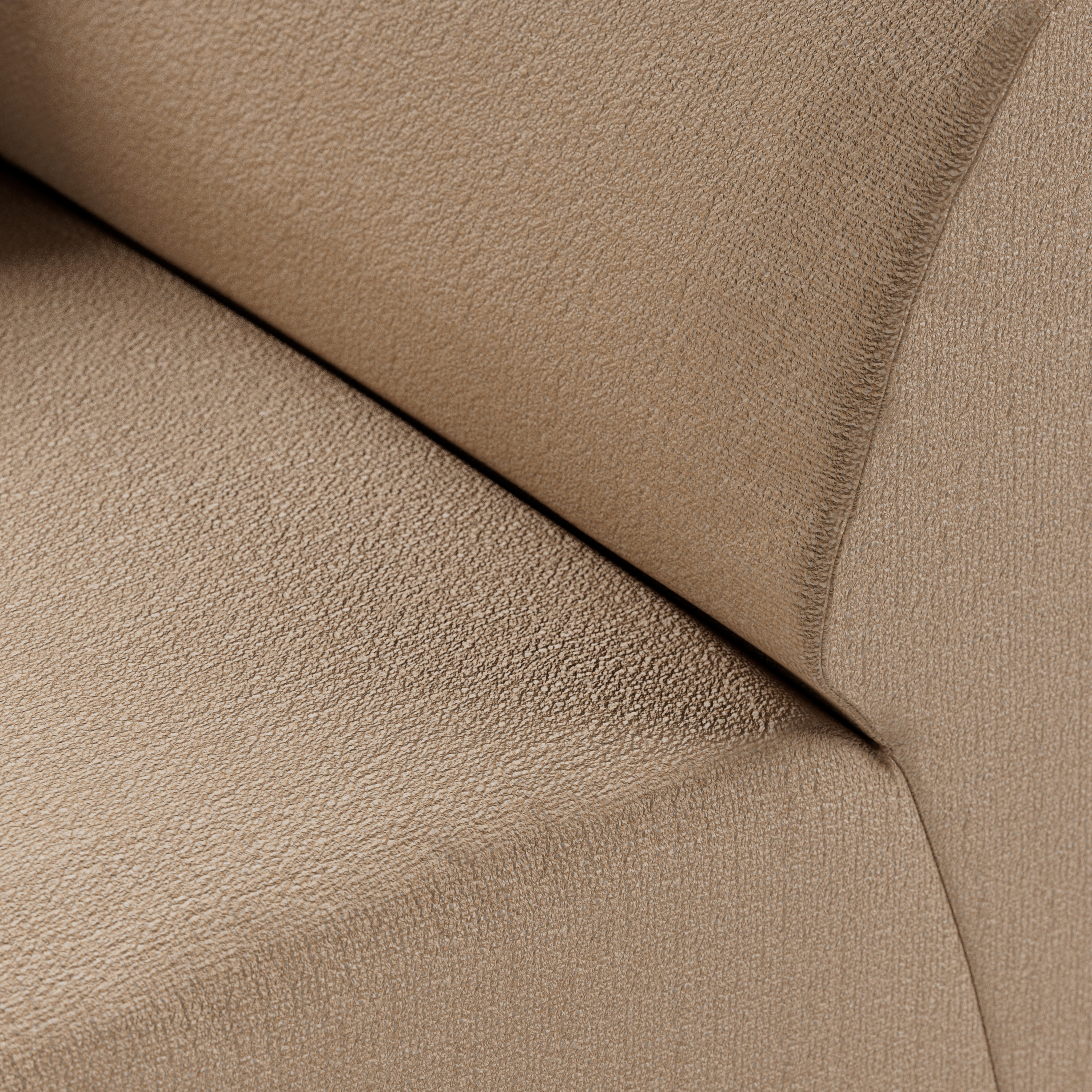 Jax couch: element right end, knotted, sand - Image 3