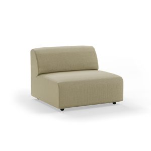 Alternative view of Jax couch: element middle, knotted, sage