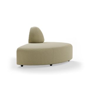 Alternative view of Jax couch: element angle, knotted, sage